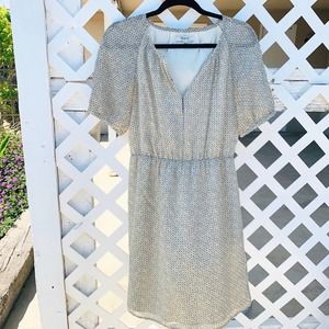 Madewell Silk Mini Dress Cream size 6